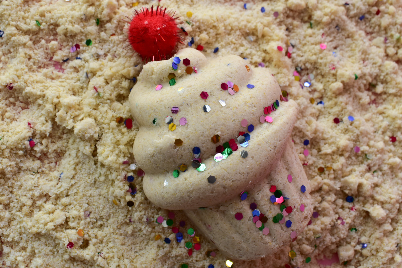 bath sensory sweet treats kit - splashy sand