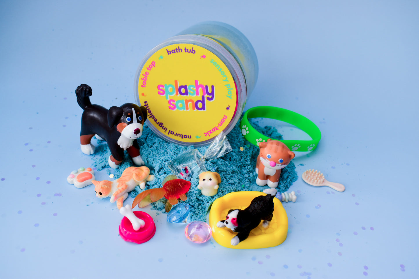 bath sensory pet shop kit