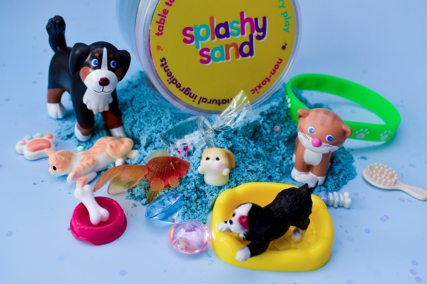 bath sensory pet shop kit