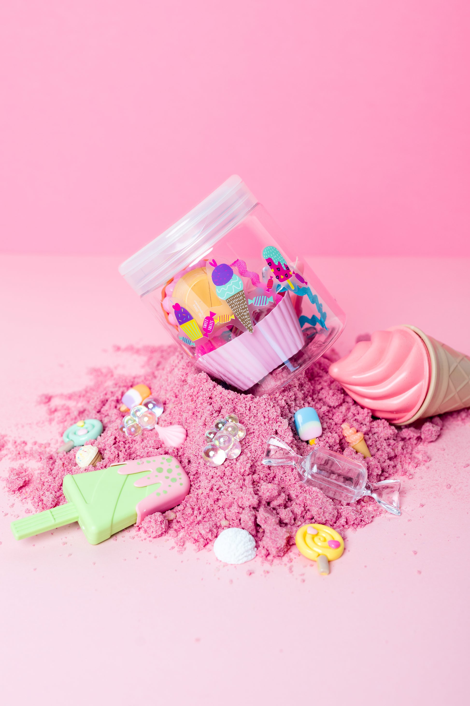 bath sensory sweet treats kit - splashy sand